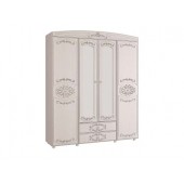 М/С КАРОЛИНА ШКАФ 4-Х ДВЕРНЫЙ КОМБИНИРОВАННЫЙ ОЛМЕКО